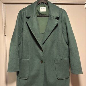 Old Navy Forest Green Women's Car Coat - Size Medium M